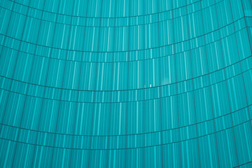 Obraz premium underside panoramic and perspective view to steel blue glass high rise building skyscrapers