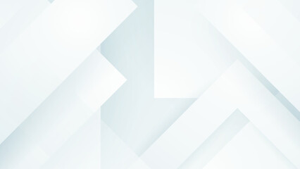Abstract white geometric shape with futuristic concept background. White texture background
