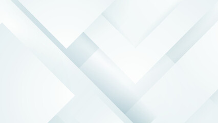 Abstract white geometric shape with futuristic concept background. White texture background