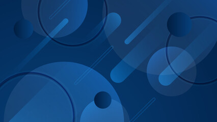 Abstract blue background poster with dynamic lights. Technology network vector illustration.