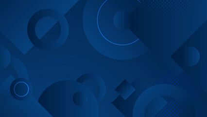 Abstract blue background poster with dynamic lights. Technology network vector illustration.