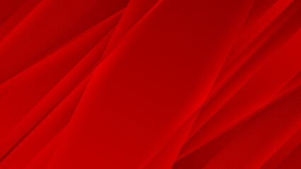 Abstract lines pattern technology on red gradients background
