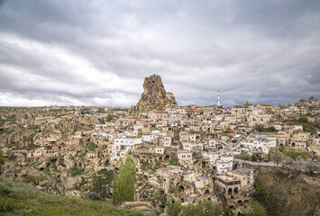Ortahisar Castle, Uchisar, Cappadocia, Turkey