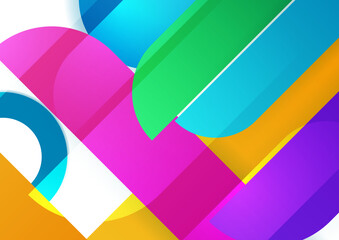 Obraz premium Colourful abstract background. Modern abstract covers, minimal covers design. Colorful geometric background, vector illustration.