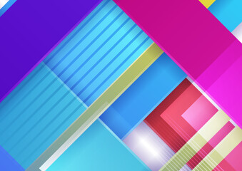 Obraz premium Colourful abstract background. Modern abstract covers, minimal covers design. Colorful geometric background, vector illustration.