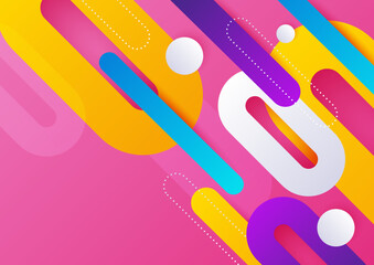 Colourful abstract background. Modern abstract covers, minimal covers design. Colorful geometric background, vector illustration.
