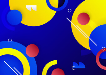 Obraz premium Colourful abstract background. Modern abstract covers, minimal covers design. Colorful geometric background, vector illustration.