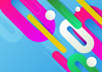 Colourful abstract background. Modern abstract covers, minimal covers design. Colorful geometric background, vector illustration.