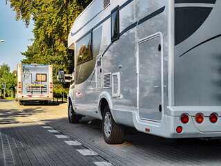 Caravan camper travel car