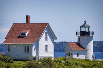 Curtis Island lighthouse in Camden, Maine.