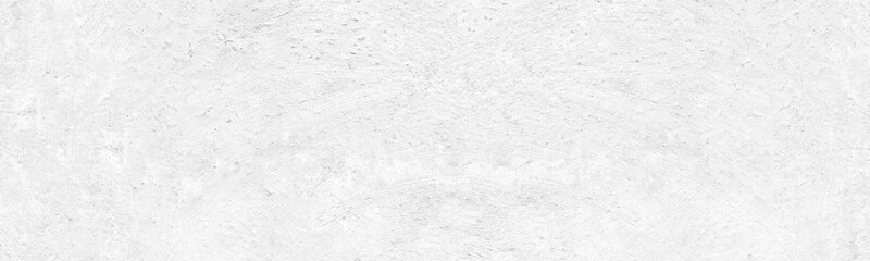 White painted old concrete wall texture. Whitewashed cement surface. Light grunge textured panoramic background