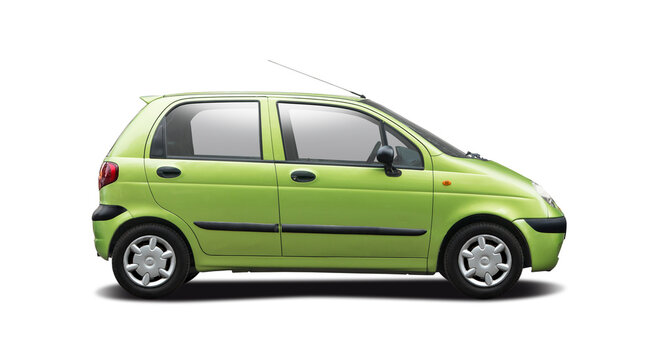 Daewoo Matiz car isolated on white background, 2 May 2016, Thessaloniki, Greece	