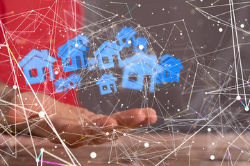 using futuristic interface of smart home automation iot