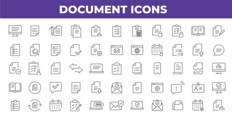 Documents icons