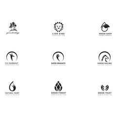 creative modern and typography logo design.