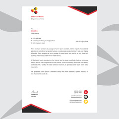 Professional creative letterhead template design