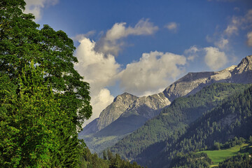 Morgenlicht in den Alpen