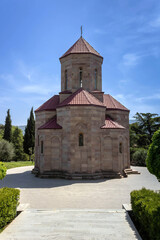 Fototapeta na wymiar The chapel outside the Holy Trinity Cathedral in Tbilisi, Georgia