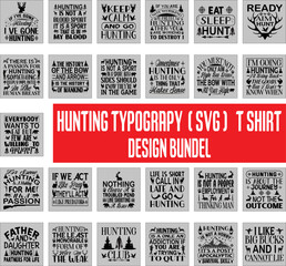 HUNTING TYPOGRAPY SVG BUNDEL