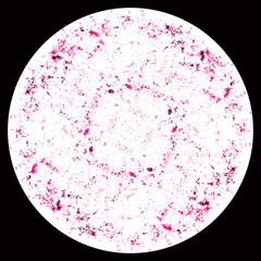 Grunge background of black and white. Abstract illustration texture of cracks, chips, dot. Dirty monochrome pattern of the old worn surface.