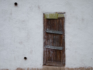 old wooden door