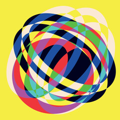 
bright abstract background with circles.