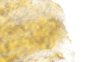 Fototapeta premium splash gold grunge texture background. gold paint brush effect