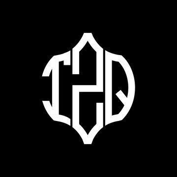 IZQ letter logo. IZQ best black background vector image. IZQ Monogram logo design for entrepreneur and business.
