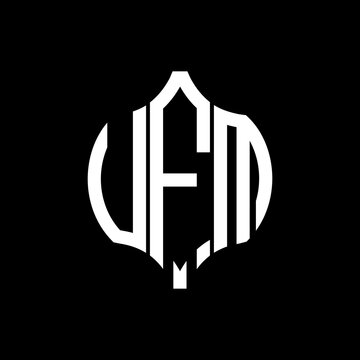 VFM letter logo. VFM best black background vector image. VFM Monogram logo design for entrepreneur and business.
