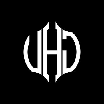 VHJ letter logo. VHJ best black background vector image. VHJ Monogram logo design for entrepreneur and business.
