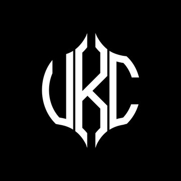 VKC letter logo. VKC best black background vector image. VKC Monogram logo design for entrepreneur and business.
