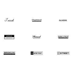 creative modern and typography logo design.