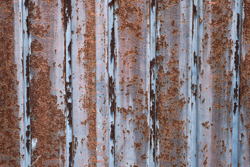 Rusted metal panel grunge background texture