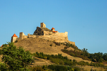 Obraz premium Famous Rupea fortress in Transylvania, Romania. Rupea Citadel (Cetatea Rupea)