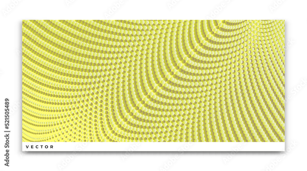 Poster abstract wavy background. colorful dynamic particle wave graphic vector illustration for multipurpos