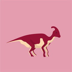 Charonosaurus vector illustration 