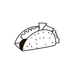 Delicious hand drawn bread.Doodle vector illustration for greeting cards, posters, stickers and seasonal design. Isolated on white background.