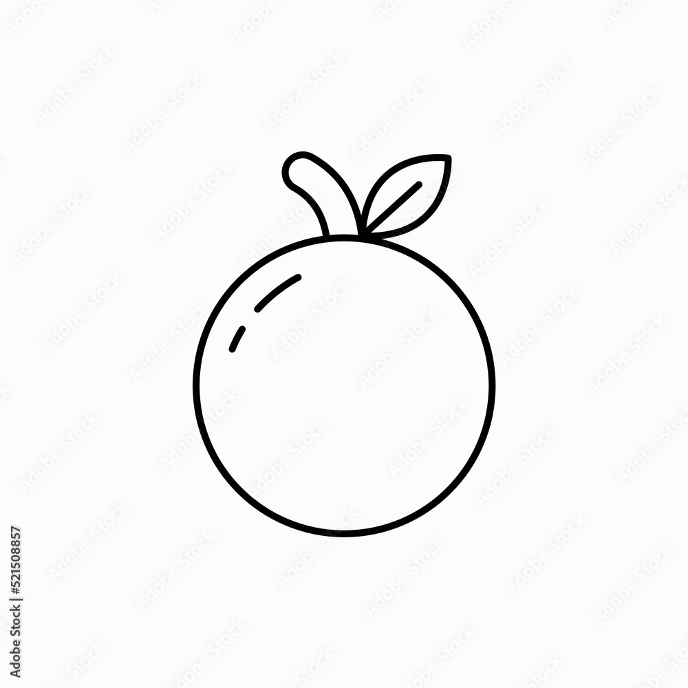 Poster orange flat vector icon. orange icon vector image. can also be used for food and drinks. suitable fo