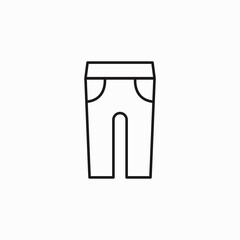 pants icon vector. Pants icon vector isolated on white background, Pants sign. Flat design style. vector pants icon illustration isolated on white background, pants icon Eps10.