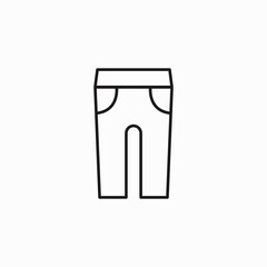 pants icon vector. Pants icon vector isolated on white background, Pants sign. Flat design style. vector pants icon illustration isolated on white background, pants icon Eps10.