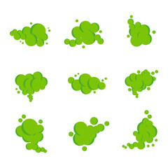 dirty air icon set design