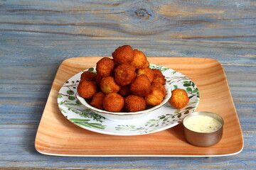 indian gujarati traditional holiday fritter snack vada pakoda also known in india as gota,khatta vada,bhajiya