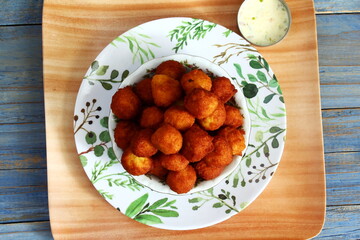 indian gujarati traditional holiday fritter snack vada pakoda also known in india as gota,khatta vada,bhajiya