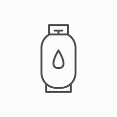 gas cylinder, LPG tank icon