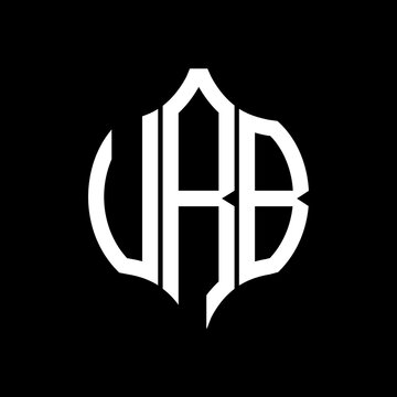 VRB letter logo. VRB best black background vector image. VRB Monogram logo design for entrepreneur and business.
