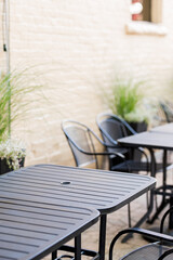 outdoor cafe seating