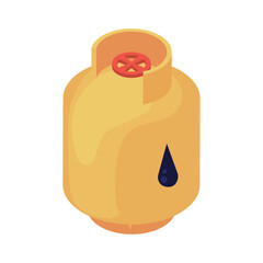 isometric oil container