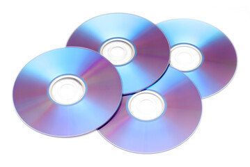 cd dvd isolated on white - obrazy, fototapety, plakaty