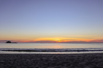 Fototapeta premium Sandy Beach Sunset