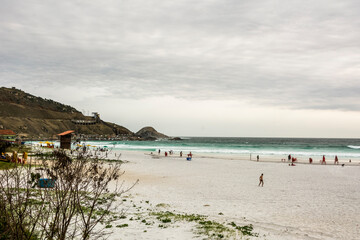 View of the Praia Grande beach at Arraial do Cabo town, State of Rio de Janeiro, Brazil. Taken with Nikon D7100 18-200 lens, at 24mm, 1/200 f 11.0 ISO 100.